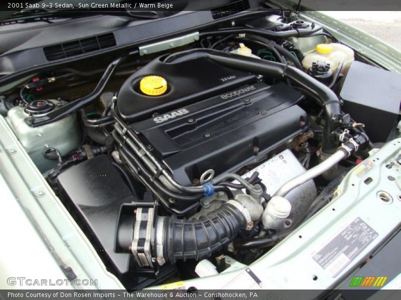  2001 9-3 Sedan Engine - 2.0 Liter Turbocharged DOHC 16-Valve 4 Cylinder