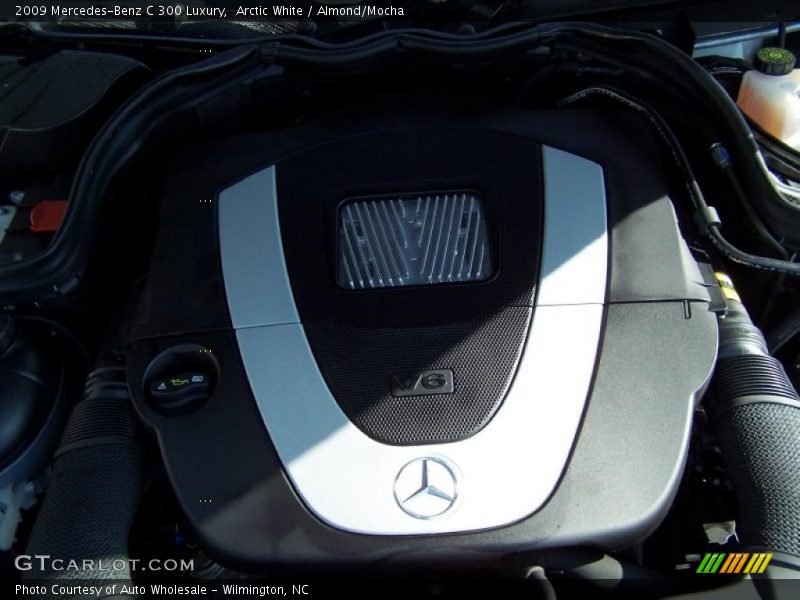 Arctic White / Almond/Mocha 2009 Mercedes-Benz C 300 Luxury