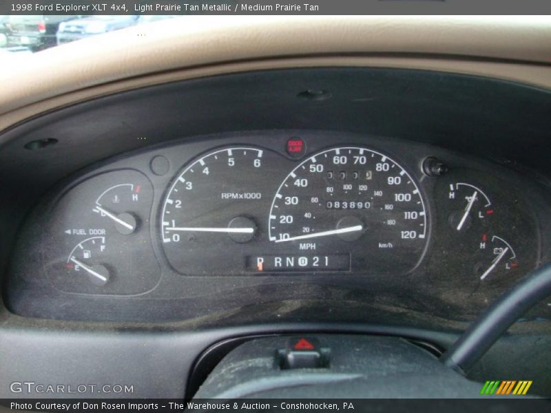  1998 Explorer XLT 4x4 XLT 4x4 Gauges