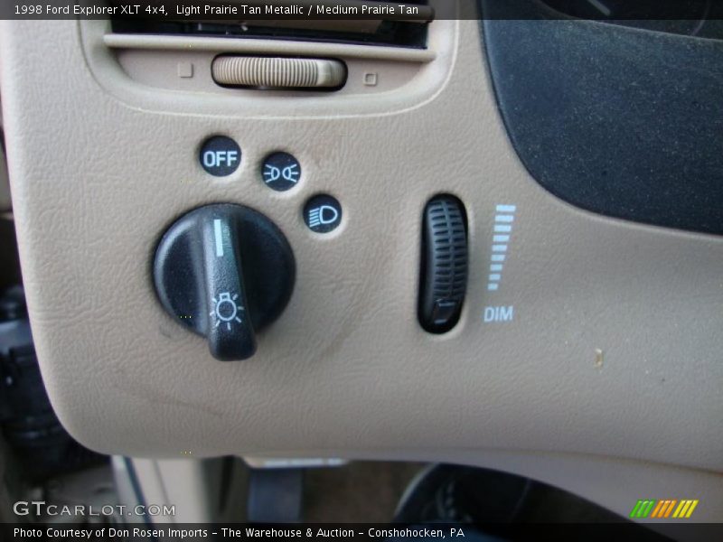 Controls of 1998 Explorer XLT 4x4