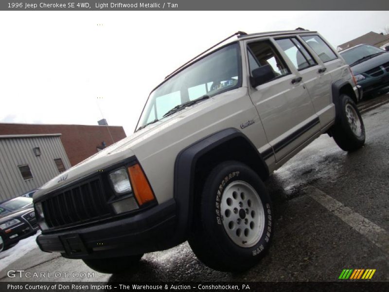 Light Driftwood Metallic / Tan 1996 Jeep Cherokee SE 4WD