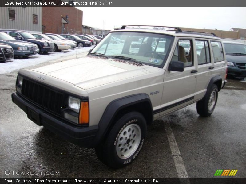 Light Driftwood Metallic / Tan 1996 Jeep Cherokee SE 4WD