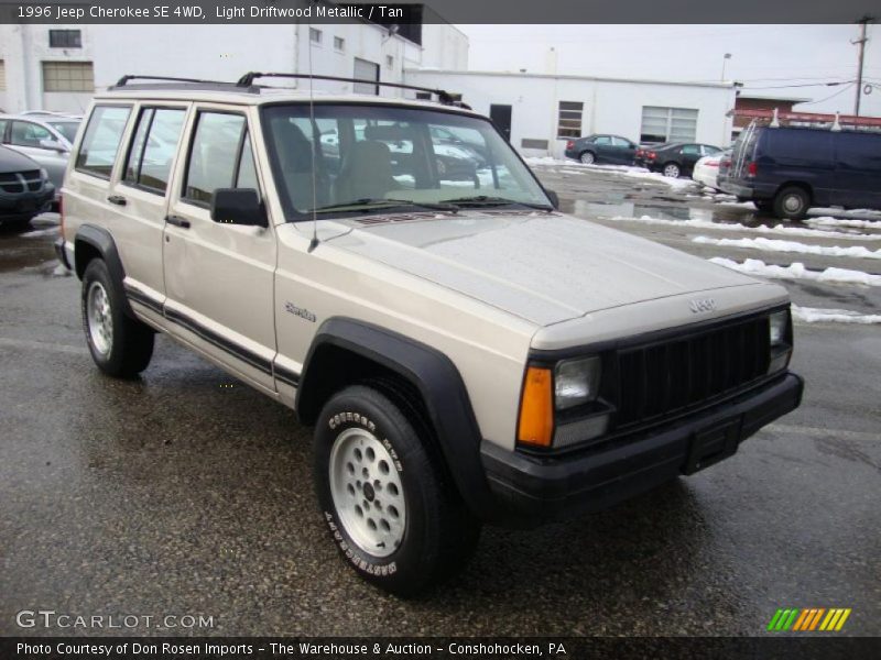 Light Driftwood Metallic / Tan 1996 Jeep Cherokee SE 4WD