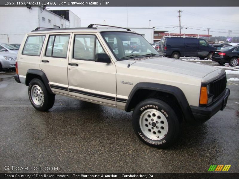 Light Driftwood Metallic / Tan 1996 Jeep Cherokee SE 4WD