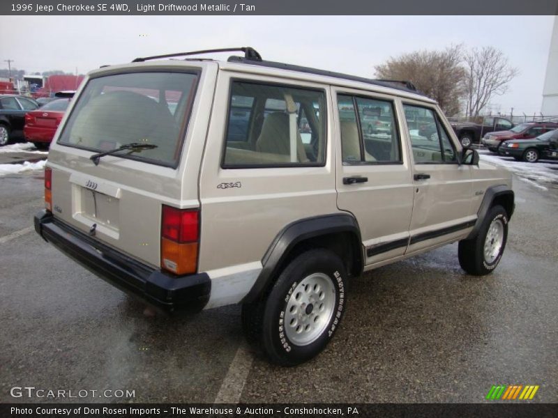 Light Driftwood Metallic / Tan 1996 Jeep Cherokee SE 4WD