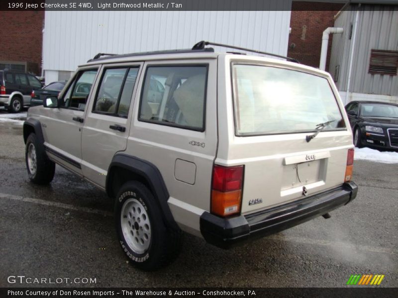 Light Driftwood Metallic / Tan 1996 Jeep Cherokee SE 4WD