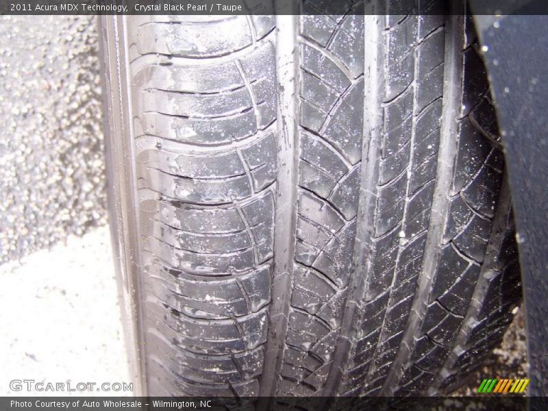 Crystal Black Pearl / Taupe 2011 Acura MDX Technology