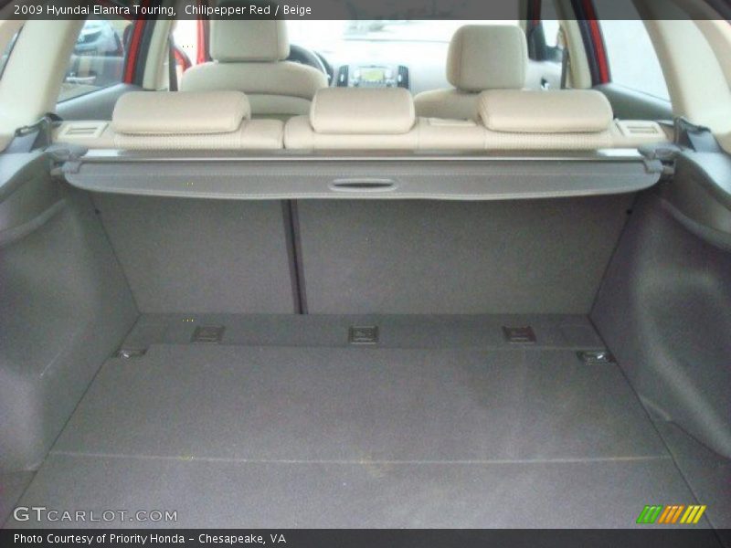  2009 Elantra Touring Trunk