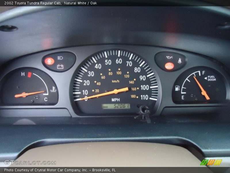 2002 Tundra Regular Cab Regular Cab Gauges