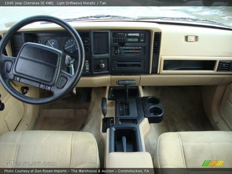 Dashboard of 1996 Cherokee SE 4WD