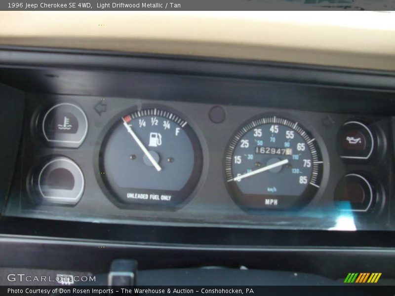 Light Driftwood Metallic / Tan 1996 Jeep Cherokee SE 4WD