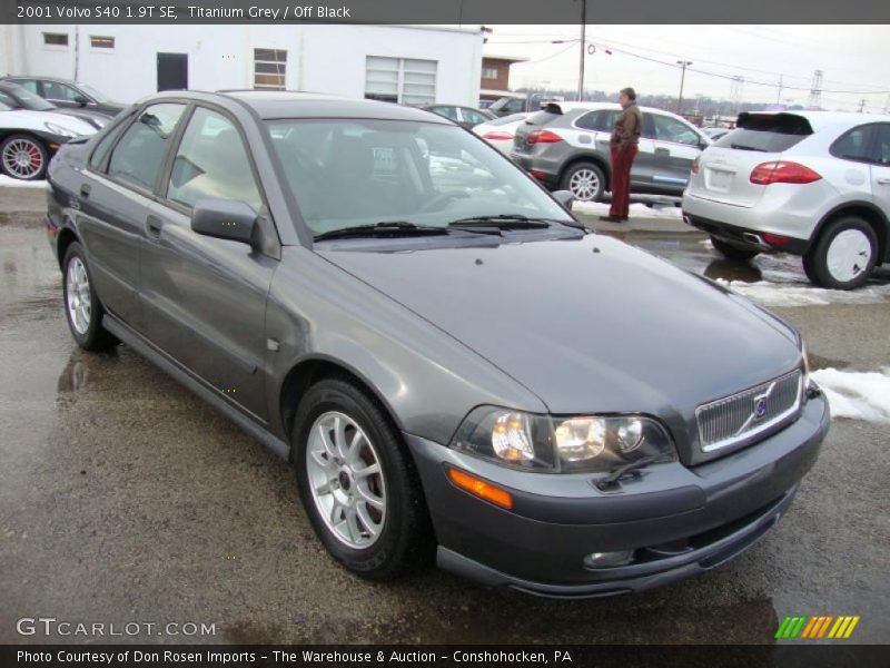 Titanium Grey / Off Black 2001 Volvo S40 1.9T SE