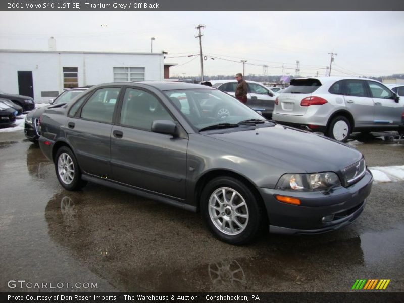 Titanium Grey / Off Black 2001 Volvo S40 1.9T SE
