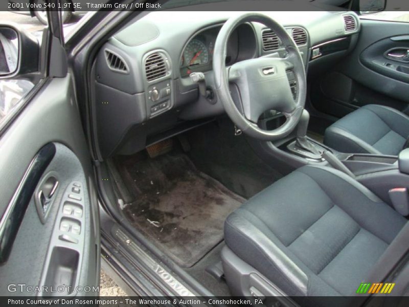 Off Black Interior - 2001 S40 1.9T SE 