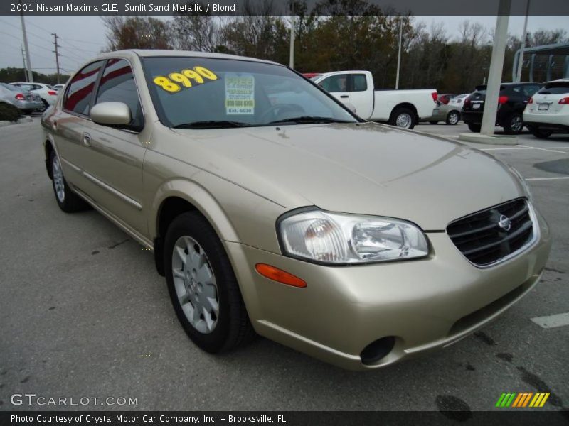 Sunlit Sand Metallic / Blond 2001 Nissan Maxima GLE