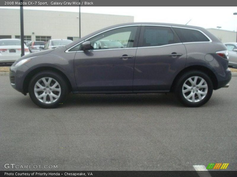 Galaxy Gray Mica / Black 2008 Mazda CX-7 Sport