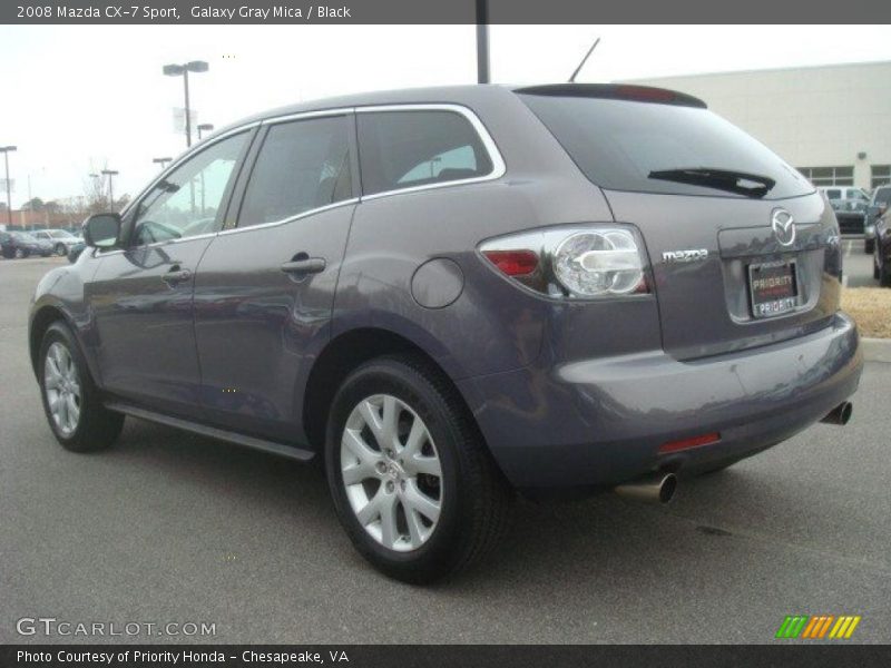 Galaxy Gray Mica / Black 2008 Mazda CX-7 Sport