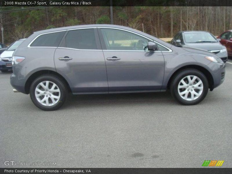 Galaxy Gray Mica / Black 2008 Mazda CX-7 Sport