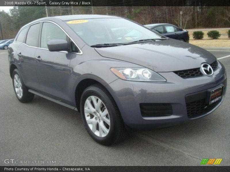 Galaxy Gray Mica / Black 2008 Mazda CX-7 Sport