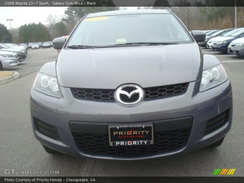 Galaxy Gray Mica / Black 2008 Mazda CX-7 Sport