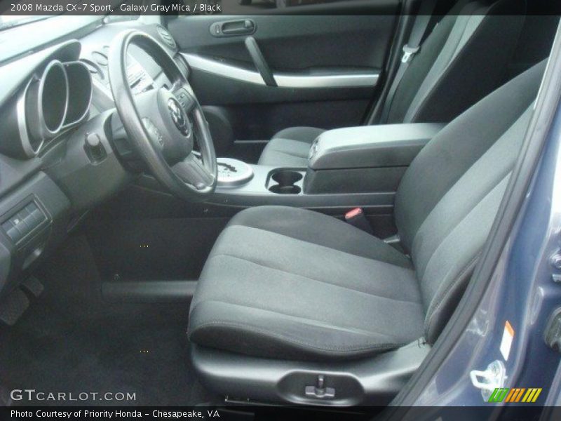 Galaxy Gray Mica / Black 2008 Mazda CX-7 Sport