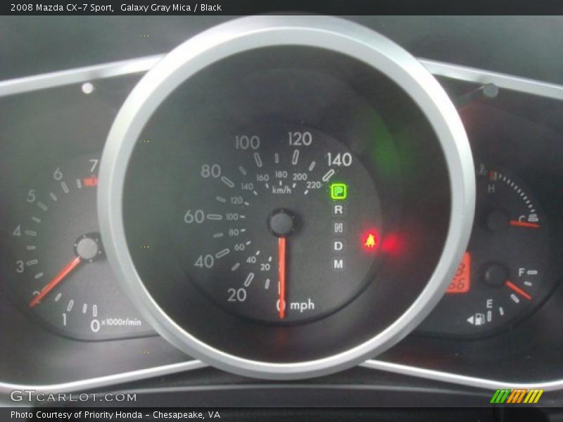 Galaxy Gray Mica / Black 2008 Mazda CX-7 Sport