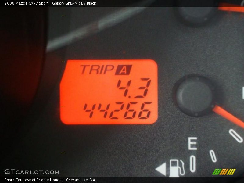 Galaxy Gray Mica / Black 2008 Mazda CX-7 Sport