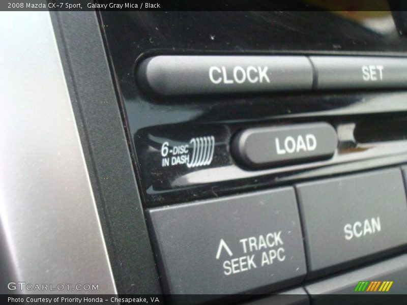 Galaxy Gray Mica / Black 2008 Mazda CX-7 Sport