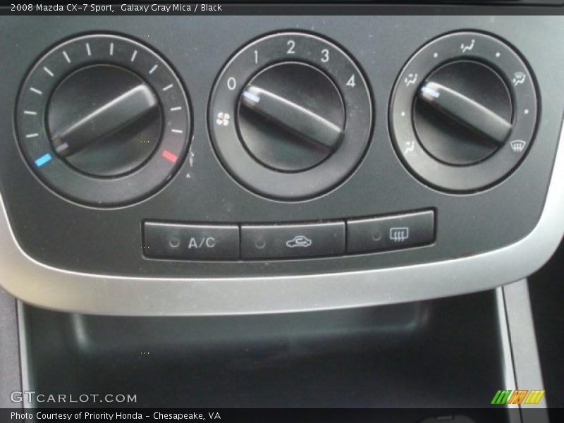 Galaxy Gray Mica / Black 2008 Mazda CX-7 Sport