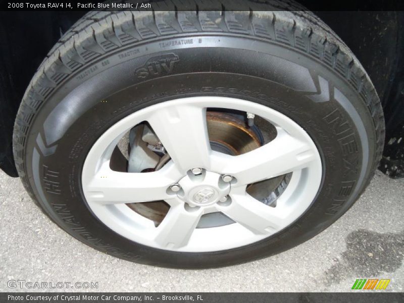 Pacific Blue Metallic / Ash 2008 Toyota RAV4 I4