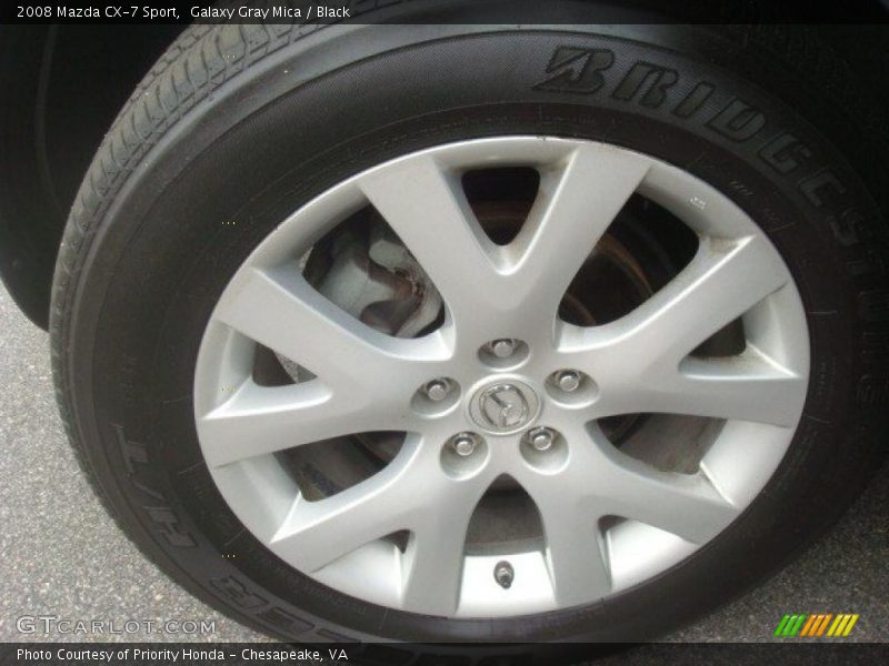 Galaxy Gray Mica / Black 2008 Mazda CX-7 Sport