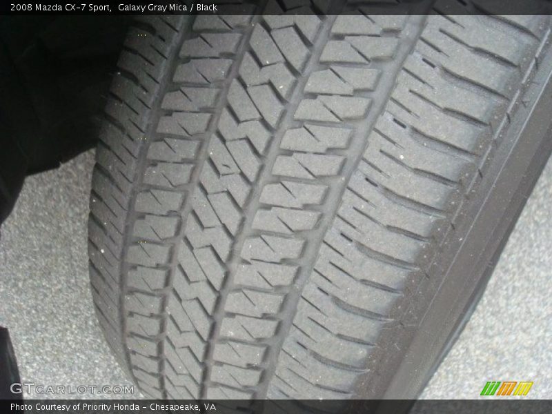 Galaxy Gray Mica / Black 2008 Mazda CX-7 Sport