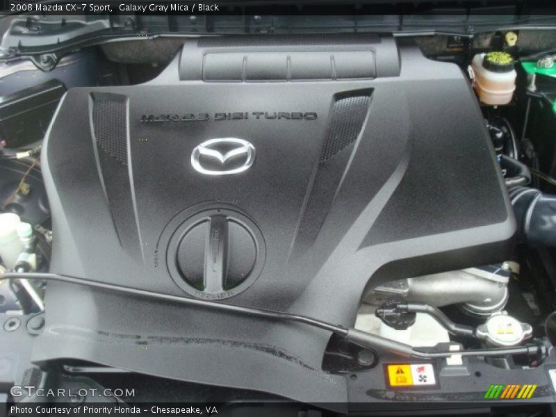 Galaxy Gray Mica / Black 2008 Mazda CX-7 Sport