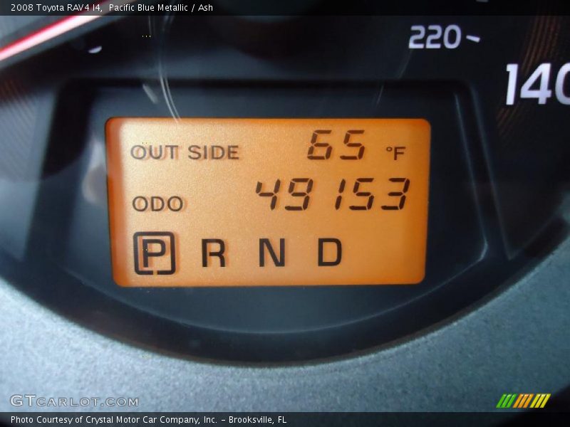 Pacific Blue Metallic / Ash 2008 Toyota RAV4 I4