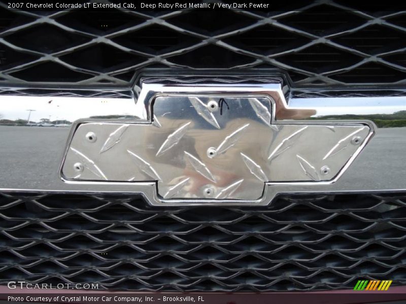 Deep Ruby Red Metallic / Very Dark Pewter 2007 Chevrolet Colorado LT Extended Cab