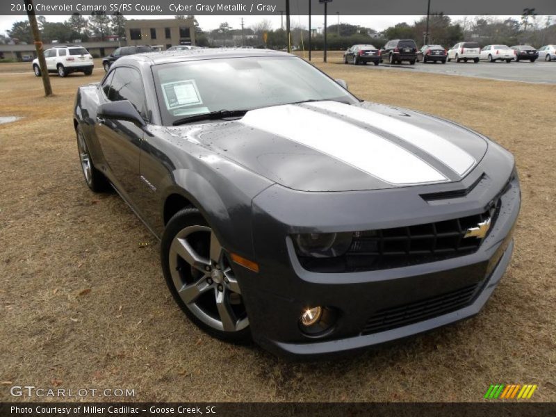 Cyber Gray Metallic / Gray 2010 Chevrolet Camaro SS/RS Coupe
