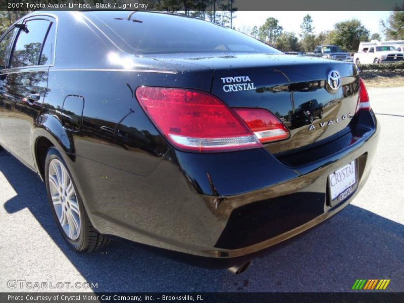 Black / Light Gray 2007 Toyota Avalon Limited