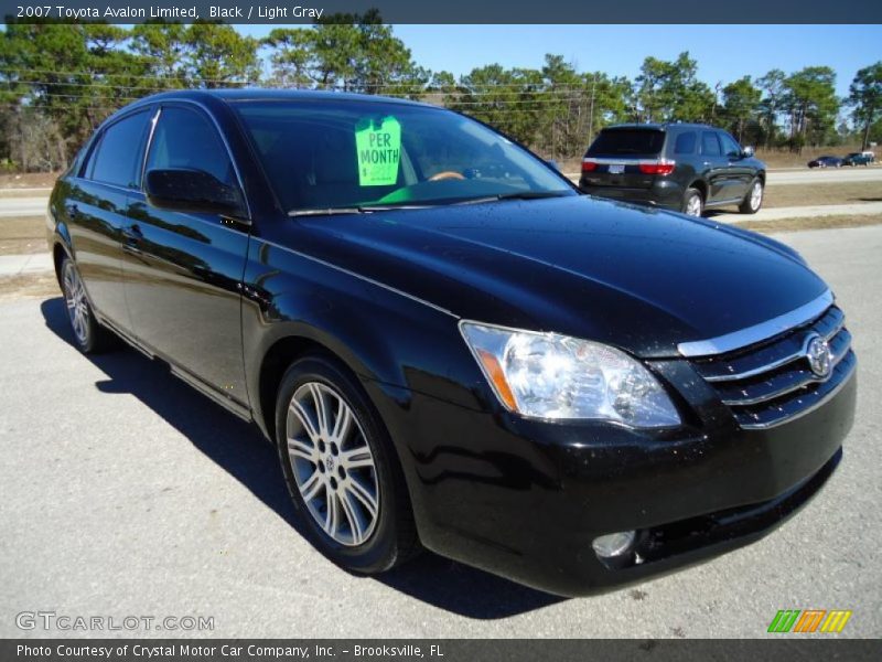 Black / Light Gray 2007 Toyota Avalon Limited