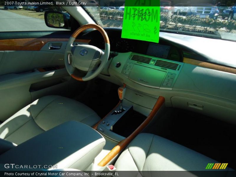 Black / Light Gray 2007 Toyota Avalon Limited