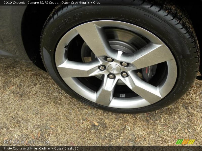 Cyber Gray Metallic / Gray 2010 Chevrolet Camaro SS/RS Coupe
