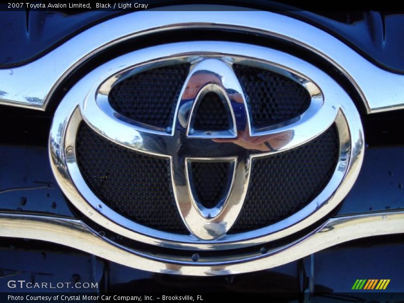 Black / Light Gray 2007 Toyota Avalon Limited