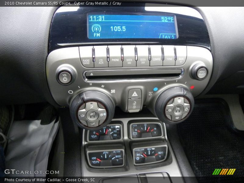 Cyber Gray Metallic / Gray 2010 Chevrolet Camaro SS/RS Coupe