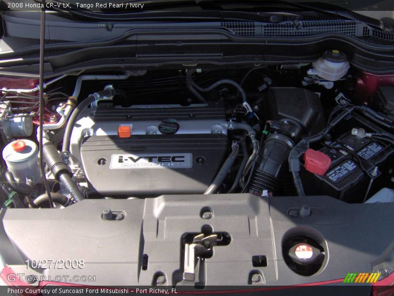 Tango Red Pearl / Ivory 2008 Honda CR-V LX