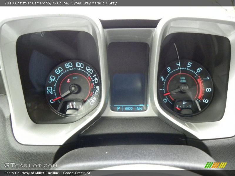 Cyber Gray Metallic / Gray 2010 Chevrolet Camaro SS/RS Coupe
