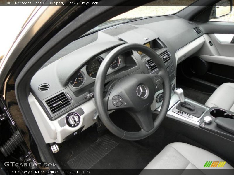 Black / Grey/Black 2008 Mercedes-Benz C 300 Sport