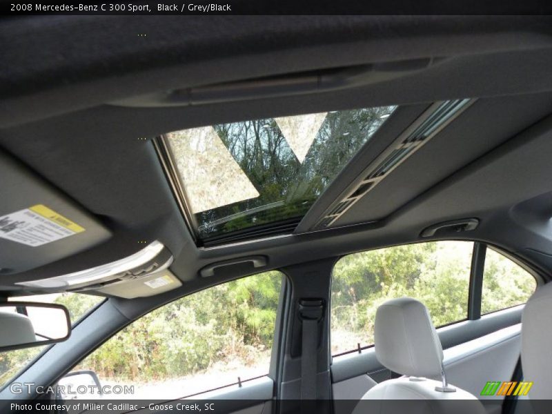 Black / Grey/Black 2008 Mercedes-Benz C 300 Sport