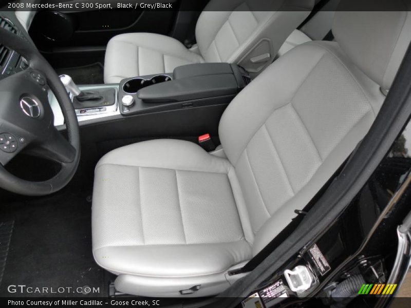 Black / Grey/Black 2008 Mercedes-Benz C 300 Sport