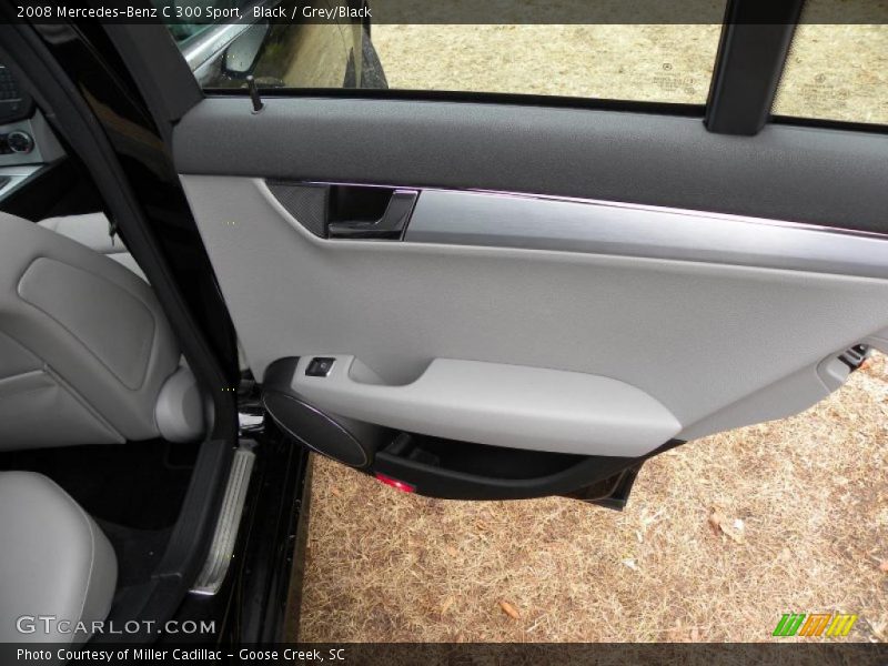 Black / Grey/Black 2008 Mercedes-Benz C 300 Sport