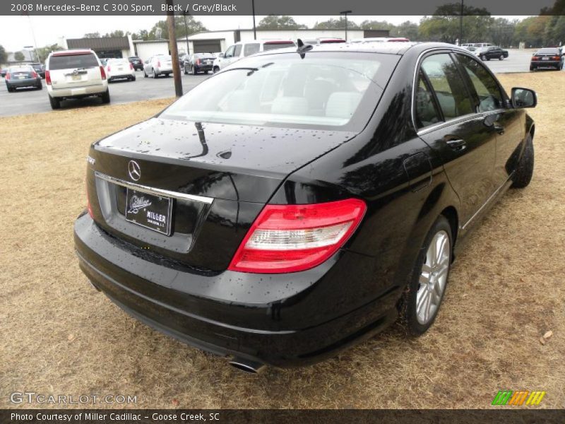 Black / Grey/Black 2008 Mercedes-Benz C 300 Sport