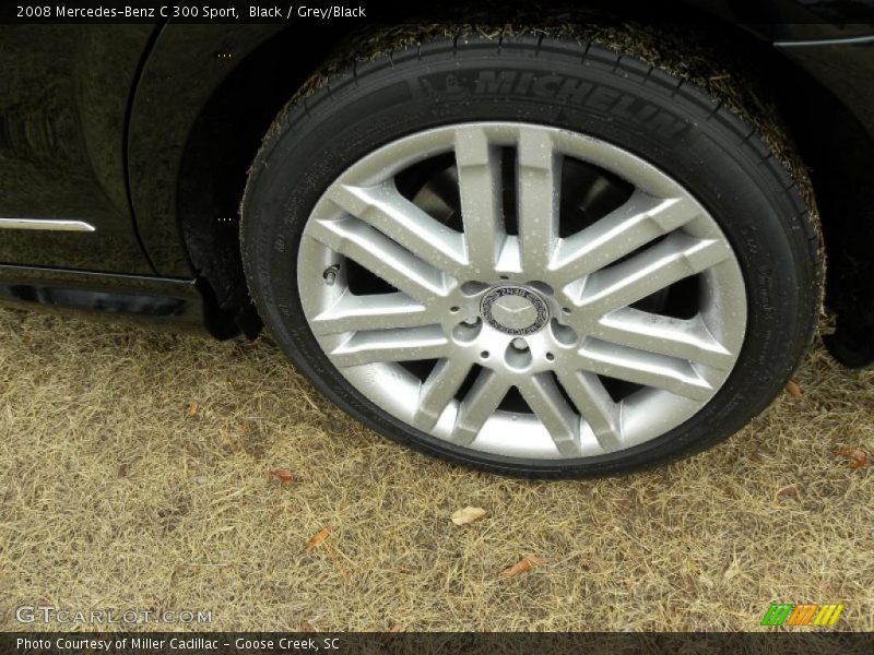 Black / Grey/Black 2008 Mercedes-Benz C 300 Sport